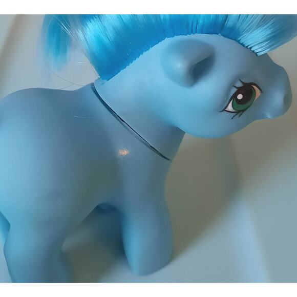 Vintage G1 My Little Pony Blue Baby Ember EXC Excellent Hasbro Rare HTF - Picture 1 of 5